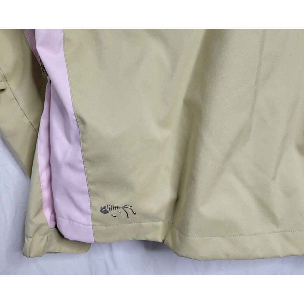 DNA Descente of North America Insulated Ski Jacket Womens Pockets Tan & Pink - Picture 13 of 16